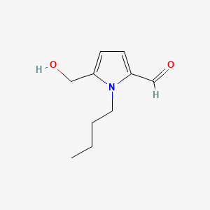 molecular formula C10H15NO2 B15480856 N-butyl-2-formyl-5-hydroxymethyl-pyrrole CAS No. 29813-42-1