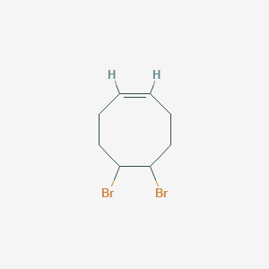 molecular formula C8H12Br2 B15480884 5,6-Dibromocyclooctene CAS No. 24165-06-8