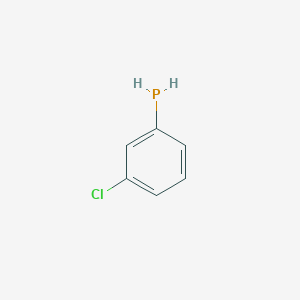 molecular formula C6H6ClP B15480906 (3-Chlorophenyl)phosphane CAS No. 23415-73-8