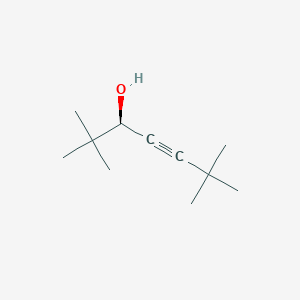 molecular formula C11H20O B15480964 (3R)-2,2,6,6-Tetramethylhept-4-yn-3-ol CAS No. 22688-43-3