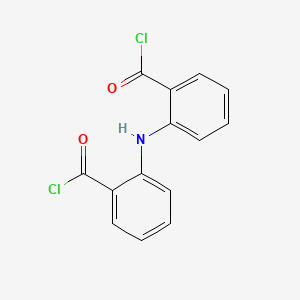 molecular formula C14H9Cl2NO2 B15481015 Benzoyl chloride, 2,2'-iminobis- CAS No. 32621-46-8