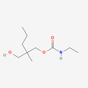 molecular formula C10H21NO3 B15481076 [2-(hydroxymethyl)-2-methylpentyl] N-ethylcarbamate CAS No. 25462-16-2