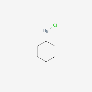 molecular formula C6H11ClHg B15481092 Mercury, chloro(cyclohexyl) CAS No. 24371-94-6
