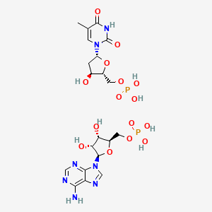 molecular formula C20H29N7O15P2 B15481103 P-dThd.P-rAdo CAS No. 27156-07-6