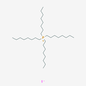 molecular formula C32H68IP B15481108 Phosphonium, tetraoctyl-, iodide CAS No. 23906-96-9