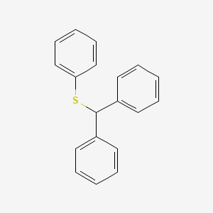 molecular formula C19H16S B15481117 Benzhydrylsulfanylbenzene CAS No. 21122-20-3