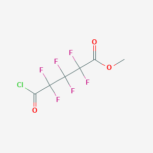 molecular formula C6H3ClF6O3 B15481129 Methyl 5-chloro-2,2,3,3,4,4-hexafluoro-5-oxopentanoate CAS No. 21543-95-3