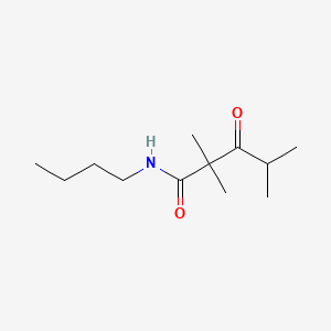 molecular formula C12H23NO2 B15481144 N-Butyl-2,2,4-trimethyl-3-oxovaleramide CAS No. 24388-85-0