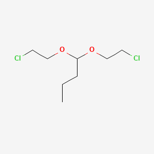 molecular formula C8H16Cl2O2 B15481203 1,1-Bis(2-chloroethoxy)butane CAS No. 23155-71-7
