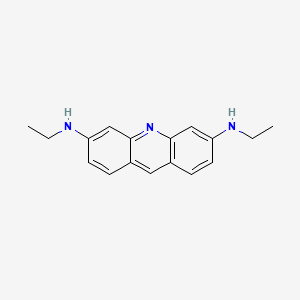 molecular formula C17H19N3 B15481244 N,N'-Diethyl-3,6-acridinediamine CAS No. 26484-04-8