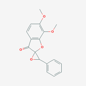 molecular formula C17H14O5 B154813 6,7-Dimethoxyaurone epoxide CAS No. 10173-80-5