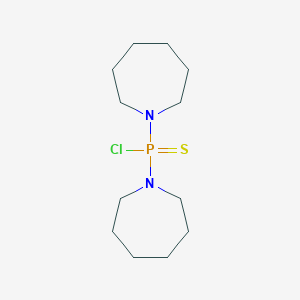 molecular formula C12H24ClN2PS B15481303 Diazepan-1-ylphosphinothioic chloride CAS No. 22965-06-6