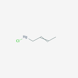 molecular formula C4H7ClHg B15481313 (But-2-en-1-yl)(chloro)mercury CAS No. 18355-67-4