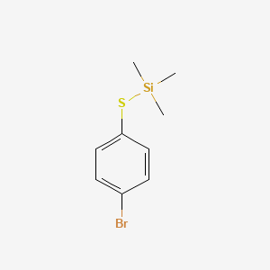 molecular formula C9H13BrSSi B15481332 [(4-Bromophenyl)sulfanyl](trimethyl)silane CAS No. 30718-20-8