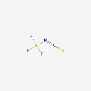 molecular formula CF3NSSi B15481383 Trifluoro(isothiocyanato)silane CAS No. 24762-12-7