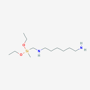 molecular formula C12H30N2O2Si B15481395 Methylaminohexylaminomethyldiethoxysilane CAS No. 15383-20-7