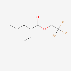 molecular formula C10H17Br3O2 B15481431 Valeric acid, 2-propyl-, 2,2,2-tribromoethyl ester CAS No. 22632-64-0