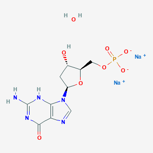 molecular formula C10H14N5Na2O8P B154815 2'-Deoxyguanosine 5'-monophosphate disodium hydrate 