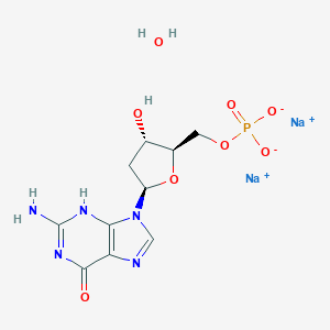 molecular formula C10H14N5Na2O8P B154815 2'-Deoxyguanosine-5'-monophosphatedisodiumsalthydrate CAS No. 146877-98-7