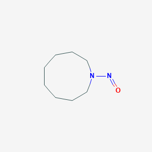 molecular formula C8H16N2O B15481568 1H-Azonine, octahydro-1-nitroso- CAS No. 20917-50-4
