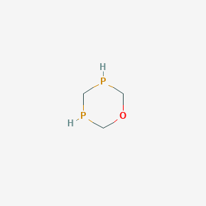 molecular formula C3H8OP2 B15481586 1,3,5-Oxadiphosphinane CAS No. 24990-44-1