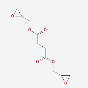 molecular formula C10H14O6 B15481594 Bis[(oxiran-2-yl)methyl] butanedioate CAS No. 21739-14-0