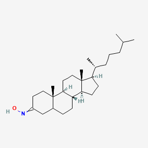 molecular formula C27H47NO B15481649 N-Cholestan-3-ylidenehydroxylamine CAS No. 22033-84-7