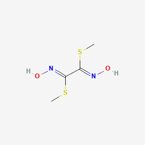 molecular formula C4H8N2O2S2 B15481775 dimethyl (1Z,2Z)-N,N'-dihydroxyethanediimidothioate 