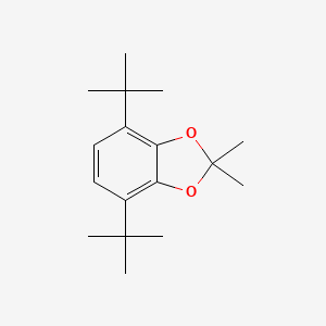 molecular formula C17H26O2 B15481906 4,7-Ditert-butyl-2,2-dimethyl-1,3-benzodioxole CAS No. 19924-24-4
