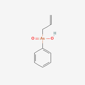 molecular formula C9H11AsO2 B15481911 Allyl phenyl arsinic acid CAS No. 21905-27-1