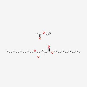 molecular formula C24H42O6 B15481982 Dioctyl but-2-enedioate;ethenyl acetate CAS No. 26061-64-3