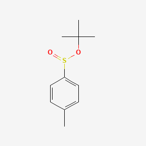 molecular formula C11H16O2S B15482022 Tert-butyl 4-methylbenzenesulfinate CAS No. 23730-26-9