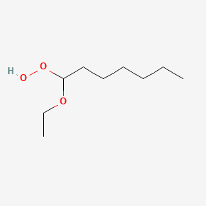 molecular formula C9H20O3 B15482051 1-Ethoxyheptane-1-peroxol CAS No. 20463-38-1