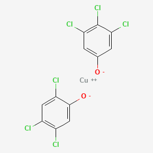 molecular formula C12H4Cl6CuO2 B15482083 Copper, bis(trichlorophenoxy)-(7CI) CAS No. 25267-55-4