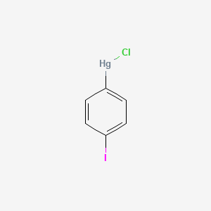 molecular formula C6H4ClHgI B15482113 Chloro(4-iodophenyl)mercury CAS No. 14110-99-7
