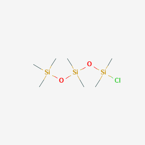 molecular formula C7H21ClO2Si3 B15482127 Trisiloxane, 1-chloro-1,1,3,3,5,5,5-heptamethyl- CAS No. 18297-87-5