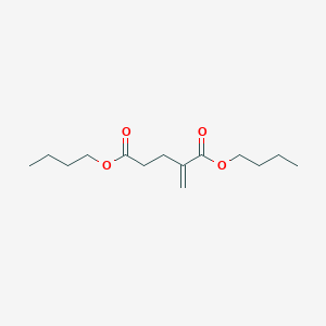 molecular formula C14H24O4 B15482147 Pentanedioic acid, 2-methylene-, dibutyl ester CAS No. 23720-21-0