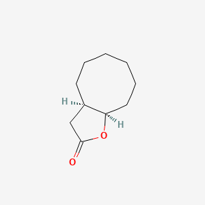 molecular formula C10H16O2 B15482168 Cis-octahydrocycloocta[b]furan-2(3H)-one 