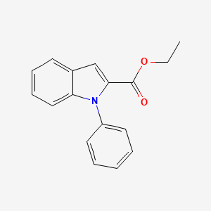 molecular formula C17H15NO2 B15482187 Ethyl 1-phenyl-1h-indole-2-carboxylate CAS No. 20538-24-3