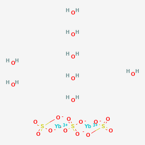 molecular formula H4O5SYb B154822 Ytterbium(III) sulfate octahydrate CAS No. 10034-98-7