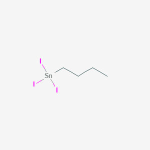 molecular formula C4H9I3Sn B15482212 Stannane, butyltriiodo- CAS No. 21941-99-1