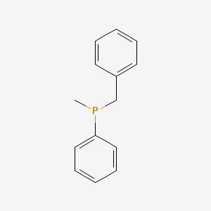 molecular formula C14H15P B15482312 Benzyl(methyl)phenylphosphane CAS No. 23275-37-8