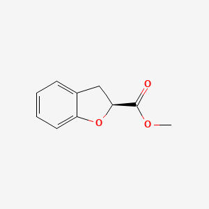 molecular formula C10H10O3 B15482335 Methyl (2S)-2,3-dihydro-1-benzofuran-2-carboxylate CAS No. 24758-34-7