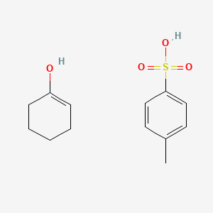 molecular formula C13H18O4S B15482342 Cyclohexen-1-ol;4-methylbenzenesulfonic acid CAS No. 22524-46-5
