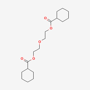 molecular formula C18H30O5 B15482349 Oxydiethane-2,1-diyl cyclohexanecarboxylate CAS No. 22736-03-4