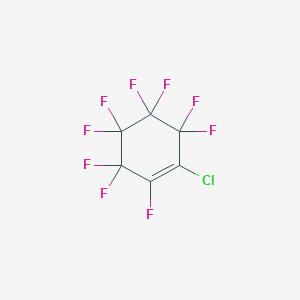 molecular formula C6ClF9 B15482378 1-Chloro-2,3,3,4,4,5,5,6,6-nonafluorocyclohexene CAS No. 15145-21-8