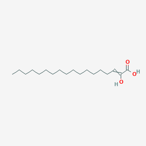 molecular formula C18H34O3 B15482400 2-Hydroxyoctadec-2-enoic acid CAS No. 25447-98-7