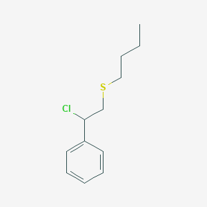 molecular formula C12H17ClS B15482418 Butyl beta-chlorophenethyl sulfide CAS No. 21851-41-2