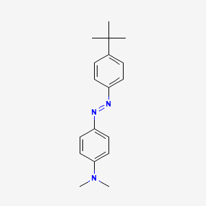 molecular formula C18H23N3 B15482436 4'-t-Butyl-4-dimethylaminoazobenzene CAS No. 24596-41-6