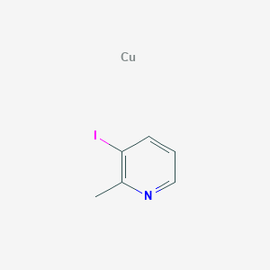 molecular formula C6H6CuIN B15482458 Copper;3-iodo-2-methylpyridine CAS No. 20631-71-4